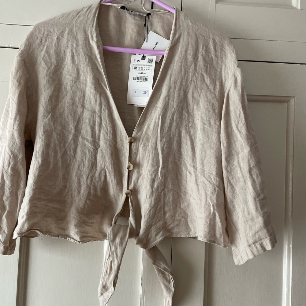 Zara linen top